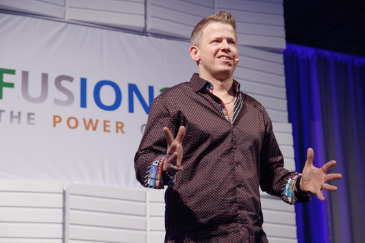Rick Smith Jr. wowing a corporate audience.