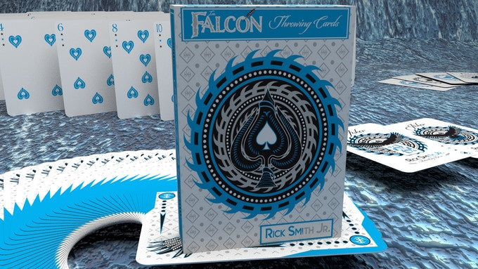 Ice Falcon Throwing Cards - Foil Edition