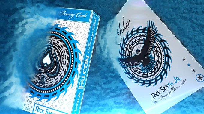 Ice Falcon Throwing Cards - Foil Edition